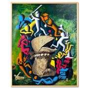 "Fish Phantom Frolic" by Mark Kostabi & Tadanori Yokoo