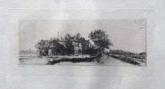Extremely Rare and Collectible Antique Etching After Rembrandt, c. 1880