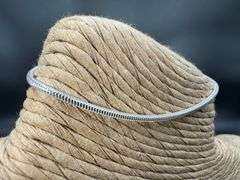 Sterling Silver Magic Snake Chain 1.6mm Solid 925 Italy Brazilian Bracelet 7" inch