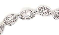 925 Sterling silver Gucci style cubic zirconia bracelet