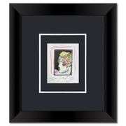 "Lady with Profile and Flowers III" by Peter Max