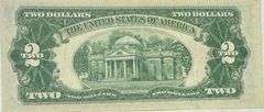 1928 E Unc $2 Red Seal US Note