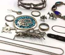Big group lot of vintage 925 sterling silver mixed jewelry