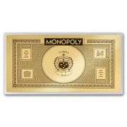 Monopoly 1 Gram Gold Foil Note, Limited Edition
