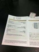 MEN'S CERTIFIED 14K WHITE GOLD DIAMOND RING 6.50 CARATS