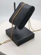 18k gold italian chain, size: 32,