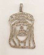 2.0 CTW Diamond Pendant in 10KT Solid White Gold