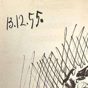 "Carnet de Californie 13.12.55" by Pablo Picasso (1881-1973)