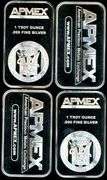 4 Troy Ounce .999 Fine Silver Bars from APMEX