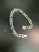 certified brand new men's diamond cuban link bracelet