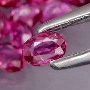 Superb color! 3.33ct set of top violet red Rubies -UNTREATED!