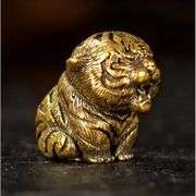 Solid Brass Baby Tiger