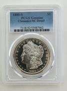 1880-S Morgan Silver Dollar, PCGS UNC Detail-Cleaned