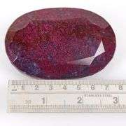 Huge 1650 Ct Natural Mined From The Earth Certified Red Ruby Solitaire