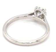 Platinum 0.60ct round brilliant cut silitaire diamond ring