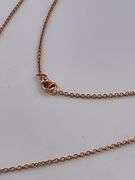 CERTIFIED BRAND NEW 18K ROSE GOLD NECKLACE WITH DIAMOND PENDANT