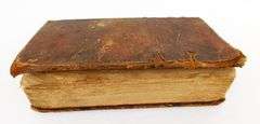 1827 Scottish Chiefs Antique Leather Book