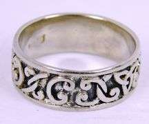 Men's Sterling Trinity Celtic Knot Ring, Size 13.5