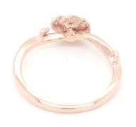 10kt Yellow gold Disney Enchanted Belle diamond rose ring