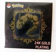 Pokémon 24K Gold Plating Sticker