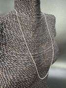 10k White Gold Rolo Chain 1.22mm 22" Necklace