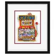 "Slots of Fun" by Charles Fazzino