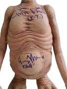 E.T. Cast Autographed Plush 12 Inch Stunt Puppet Foam Replica Doll ACOA