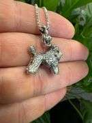 Sterling Silver Cocker Spaniel Dog Pendant Charm High Quality 925 3D Canine