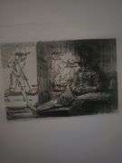 Collection of 15 Very Rare Etchings After Rembrandt (c. 1880)