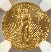 Perfect Signed NGC MS70 graded 2022 $5 Gold Eagle