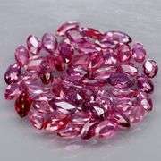 Amazing 5.73ct marquise cut pure Ruby set