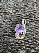 Sterling Silver 925 Natural Amethyst Gemsone Pendant