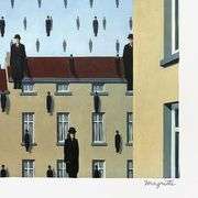 "Golconde" by Rene Magritte 1898-1967 (After)