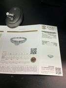 CERTIFIED 14K WHITE GOLD LADIES DIAMOND RING