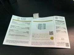 MEN'S CERTIFIED 14K WHITE GOLD DIAMOND RING 6.50 CARATS