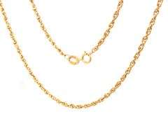 Lacy 18K YG Rope Variation Necklace