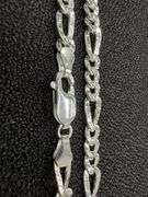 Men's 4.8mm Solid .925 Sterling Silver Hammered Curb Chain Link Italy Necklace 24"