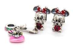 Set of 925 sterling silver 2 Mini charms and purse charm