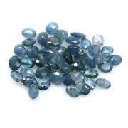 Eye catching 7.44ct denim blue Sapphire set