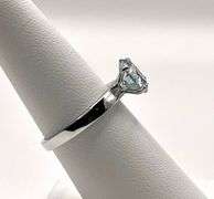 Dazzling 2.75 Ct White Ice Blue Lab Simulated Diamond Ring
