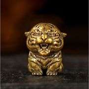 Solid Brass Baby Tiger
