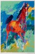 Limited Edition LeRoy Neiman Signed 'Horse' Serigraph