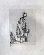 Extremely Rare and Collectible Antique Etching After Rembrandt, c. 1880