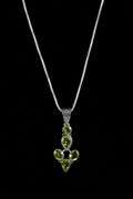 Sterling Silver Peridot Pendant