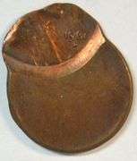 Impressive Full Date 65% off-center 1961-D Lincoln Cent in Choice BU