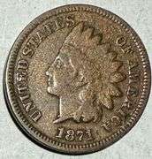 `1871 Indian Head Cent