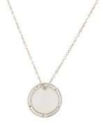 Damiani D.Side 0.30ctw Diamond Open Circle Pendant Necklace in 18K