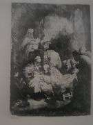 Collection of 15 Very Rare Etchings After Rembrandt (c. 1880)