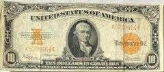 $ 20 1922 Series Gold Certificate
