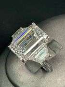 CERTIFIED BRAND NEW 14K WHIT GOLD DIAMOND RING. ALMOST 12.00 CARATS OF DIAMONDS